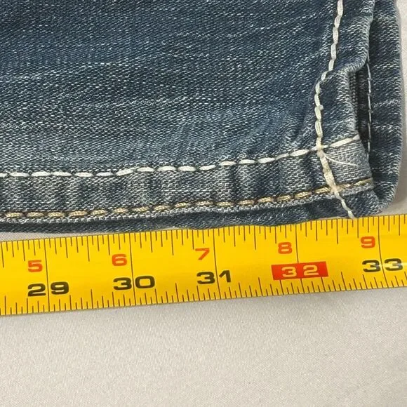 Big Star Liv Jeans Wms Sz 27L** Blue Stonewashed Mid Rise Skinny - Picture 7 of 7